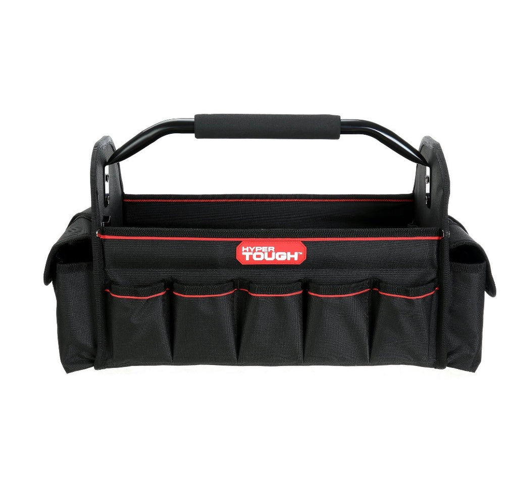 Hyper Tough 16-inch Open Top Tote with Soft Grip Handle TT30126D
