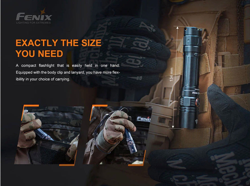 FENIX PD35 V3.0 EVERYDAY CARRY FLASHLIGHT - 1700 LUMENS