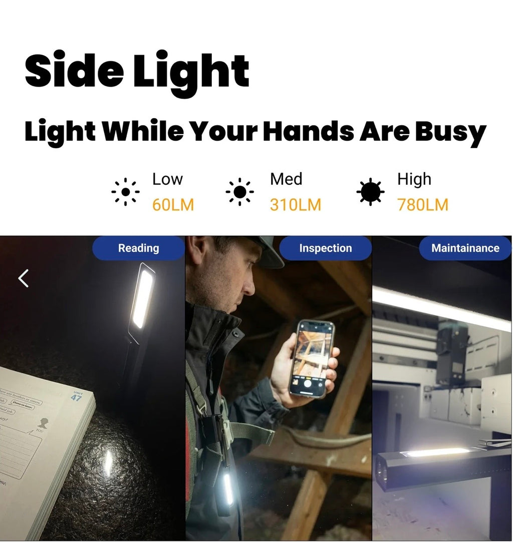 LT010 - EDC Rechargeable Multi-function Flashlight