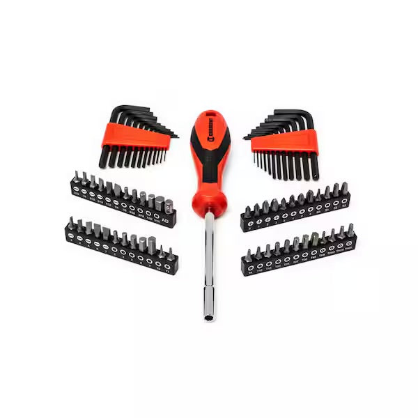 1/4 in. and 3/8 in. Drive 6 and 12-Point Standard and Deep SAE/Metric Mechanics Tool Set with Case (180-Piece)