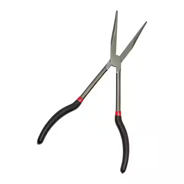 11 in. Straight 90-Degree, 45-Degree, Hose and Cable, and Long Flat Nose Pliers Set (5-Pieces)