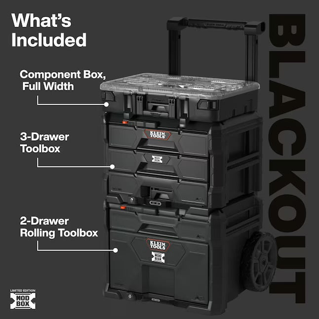 500+ bought last week
Klein Tools MODbox Blackout 3-Piece Set
