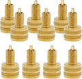 10 PCS Large Bore Tire Valve Adapter Valve Stem Adapter External Tire Bore Valve Reducer Adapter Connector Good Performance 22 mm Length