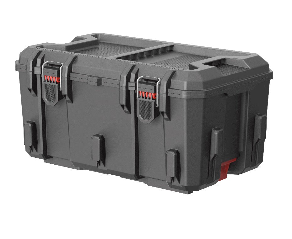 Hyper Tough Hyper Stack Heavy Duty 3 Piece Modular Rolling Toolbox System, Black