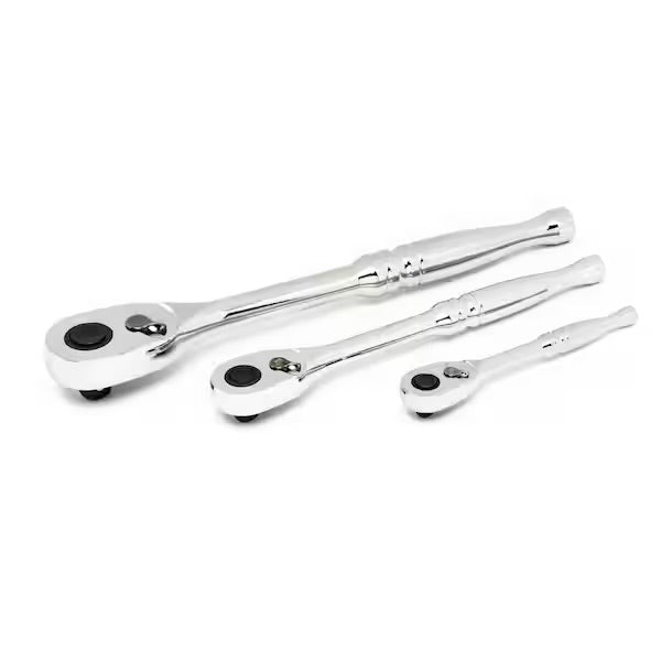 1/4 in., 3/8 in. and 1/2 in. Drive 72-Tooth Ratchet and Accessory Set (14-Piece)