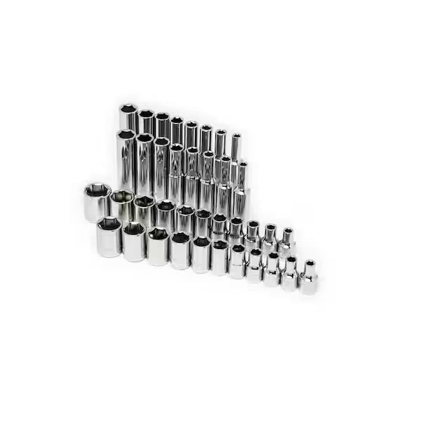 1/4 in. and 3/8 in. Drive 6 and 12-Point Standard and Deep SAE/Metric Mechanics Tool Set with Case (180-Piece)