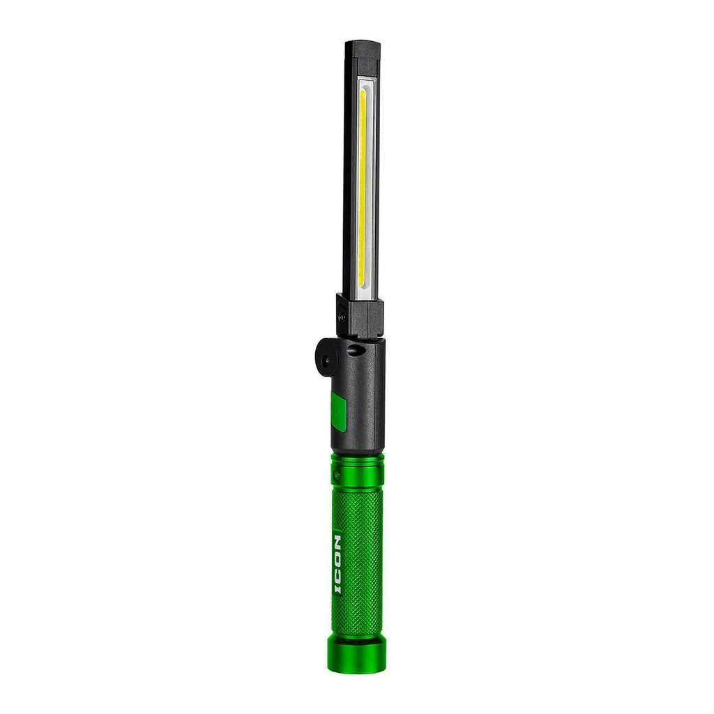 ICON 800 Lumen LED Rechargeable Magnetic Handheld Foldable Slim Bar Work Light, Green