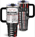 DUUV Mechanic Gifts, Mechanic Tumbler 40 Oz, Stainless Steel Insulated Mug, Christmas Thanksgiving Birthday Gifts for Mechanics Car Enthusiasts, Funny Coffee Travel Mug for Auto Repair Workers, 1PCS