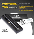 Tactical Pen – Self Defense Survival EDC Pen with LED Flashlight, Glass Breaker & Bottle Opener – Military Multitool Pen for Men & Women – Veteran-Owned TakeFlight – 2 Ink Refills + Extra Battery